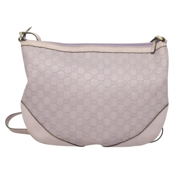 GUCCI GG Canvas Guccissima Bag Leather Outlet Purple Gold 272380 Auth BA2809 - Picture 2 of 16